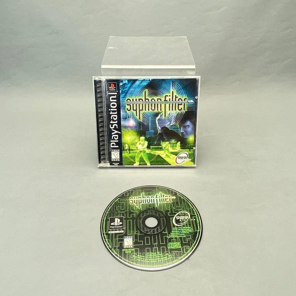 Syphon Filter (Sony PlayStation PS1, 1999) Complete CIB - Tested & Working